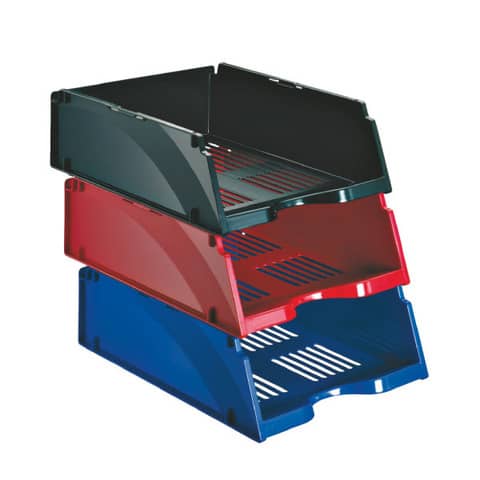 Vaschetta portacorrispondenza Esselte TRANSIT JUMBO polistirene nero 26,8x33,8x11,5 cm - 15619
